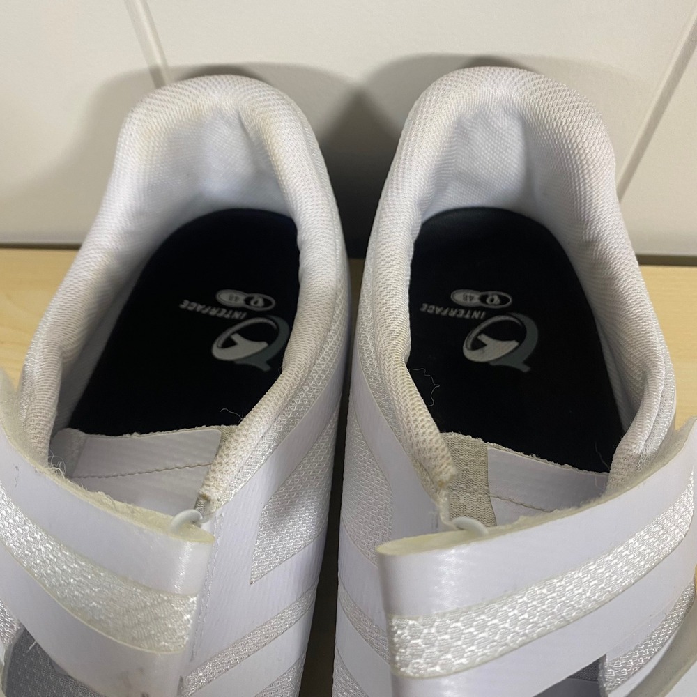 Pearl Izumi Quest Road White Navy Blue Cycling Shoes Mens EUR 48 SPD Clips - Picture 12 of 12